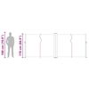 vidaXL Copertină laterală retractabilă de terasă antracit 170x1200 cm