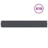 vidaXL Borduri de gazon 10 buc Antracit 15x103 cm Oțel laminat la rece