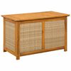 vidaXL Cutie de depozitare pentru grădină 141 L Lemn Solid de Acacia