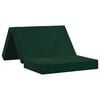 vidaXL Canapea Pat Pliabilă 80 x 67 x 45 cm Verde &icirc;nchis