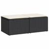 vidaXL Set mobilier de grădină cu perne, 2 piese poliratan/lemn acacia