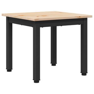vidaXL Masă de cafea natural 40 x 40 x 36 cm Lemn de pin masiv