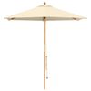 vidaXL Parasol de Grădină &Oslash; 210 x 237 cm Lemn de eucalipt masiv