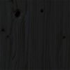 vidaXL Cadru de pat King Size, negru, 150x200 cm, lemn masiv