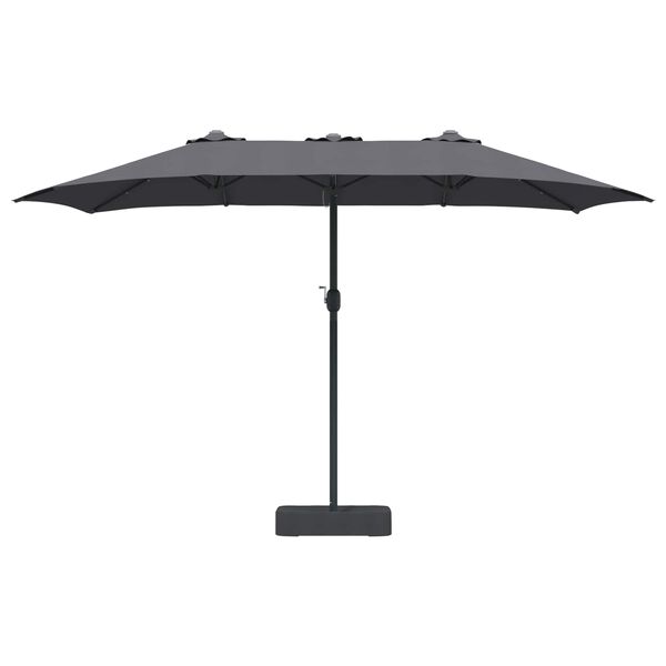 vidaXL Parasol de Grădină Antracit 385 x 209 x 244 cm țesătură