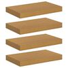 vidaXL Raft de perete 4 buc. Bej 40 x 23,5 x 3,8 cm Lemn prelucrat