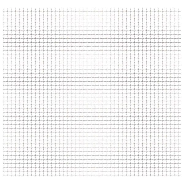 vidaXL Gard de sârmă sertizată, 100x85 cm, 31x31x3 mm, oțel inoxidabil