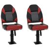 vidaXL Set cu scaun pentru barcă, pliabil, 4 piese, spătar &icirc;nalt