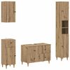 vidaXL Set de dulapuri pentru baie, 4 piese ALKMAAR Stejar Artizanal
