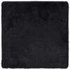 vidaXL Covor shaggy cu pom &icirc;nalt, NAVARRA, negru, 120x120cm, poliester