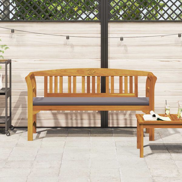 vidaXL Bancă de trandafir Natural 157 x 46 x 82,5 cm