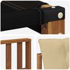 vidaXL Set de canapele de exterior Lemn solid de Acacia și Textilene