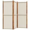 vidaXL Paravan de cameră cu 3 panouri, gri deschis, 210x180 cm