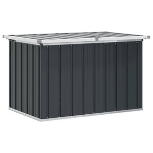 vidaXL Ladă de depozitare pentru grădină, antracit, 109 x 67 x 65 cm