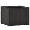 vidaXL Strat &icirc;nălțat grădină sistem auto-udare, antracit, 43x43x33 cm