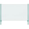 vidaXL Gard din plasă de s&acirc;rmă cu st&acirc;lpi, verde, 25 x 1,5 m, oțel