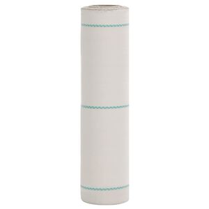 vidaXL Membrană antiburuieni, alb, 0,5x10 m, PP