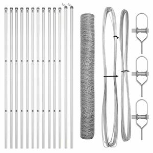 vidaXL St&acirc;lp de gard. Argintiu