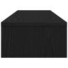 vidaXL Suport monitor stejar negru 100x24x13 cm lemn stratificat