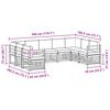 vidaXL Seturi de canapele 9 pcs Natural și Crem Lemn Solid de Acacia