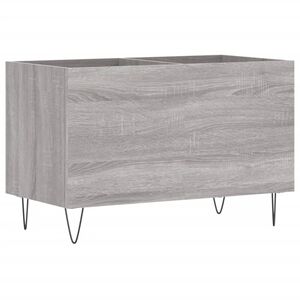 vidaXL Dulap pentru discuri gri sonoma 74,5x38x48 cm lemn prelucrat