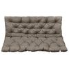 vidaXL Pernă pentru balansoar, gri taupe, 120 cm, material textil