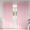 vidaXL Perdele Opaque cu Inel 2 pcs Roz bebe 260 x 140 cm Poliester