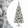 vidaXL Brad de Crăciun artificial cu glob 120 cm 150 LED-uri Alb cald