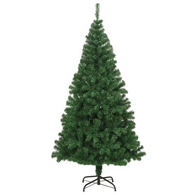 vidaXL Pom de Crăciun artificial cu ramuri groase, verde, 180 cm, PVC
