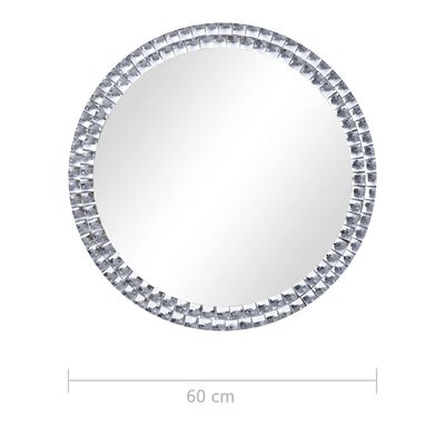 vidaXL Oglindă de perete, 60 cm, sticlă securizată