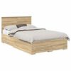 vidaXL Cadru de pat Stejar Sonoma 120 x 200 cm Lemn prelucrat