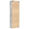 vidaXL Dulap de depozitare, gri beton, 70x42,5x225 cm, lemn prelucrat