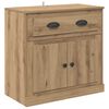 vidaXL Bufet Stejar Artizanal 70 x 35,5 x 67,5 cm Lemn prelucrat