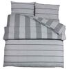 vidaXL Set cu husă de pilotă, gri, 225x220 cm, bumbac