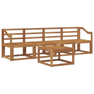 vidaXL Set de canapele de exterior 5 pcs natural