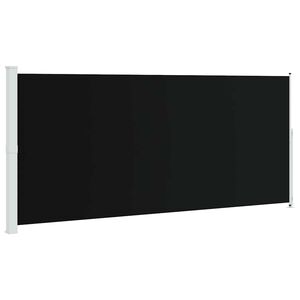 vidaXL Copertină laterală retractabilă de terasă, negru, 220 x 500 cm