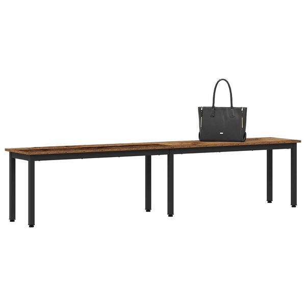 vidaXL bancă Lemn vechi 200 x 35 x 45 cm Lemn compozit