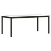 vidaXL Masă de dining Alb 180 x 90 x 75 cm Lemn de pin masiv