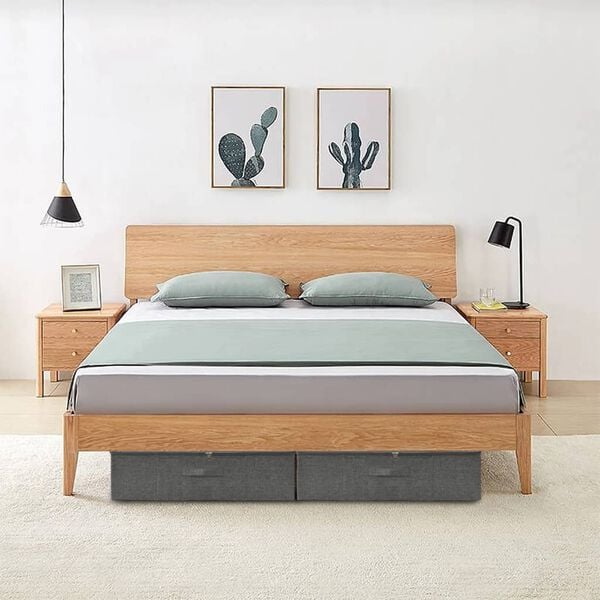 vidaXL Cutii de depozitare 2 buc. antracit 70x40x18 cm material textil