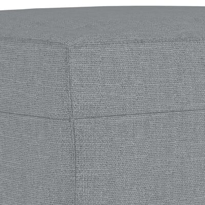 vidaXL Taburet, gri deschis, 60x50x41 cm, material textil
