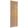 vidaXL Perdea de ușă antiinsecte pentru autorulotă, bambus, 56x185 cm