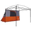 vidaXL Set Cort pentru Camping 2 pcs Portocaliu Tafetă și Material