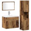 vidaXL Set de mobilier pentru baie 4 buc. Maro 60 x 38,5 x 46 cm