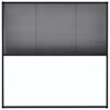 vidaXL Ecran insecte pentru ferestre, antracit, 120x120 cm, aluminiu