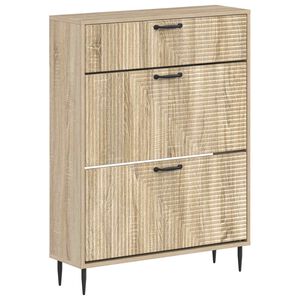 vidaXL Dulap pentru pantofi HAARLEM 78 x 24 x 103 cm Lemn prelucrat