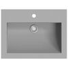 vidaXL Chiuvetă din granit, gri, 600 x 450 x 120 mm