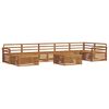 vidaXL Set de canapele de exterior 8 buc. natural