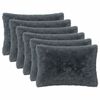 vidaXL Pernă cu pernă HEERLEN 6 buc. Antracit Fleece PV