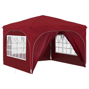 vidaXL Cort de Petrecere Pop-up 290 x 290 x 245 cm Burgundy