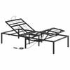 vidaXL Cadru Electric Ajustabil pentru Pat Negru 200 x 70 x 33,5 cm